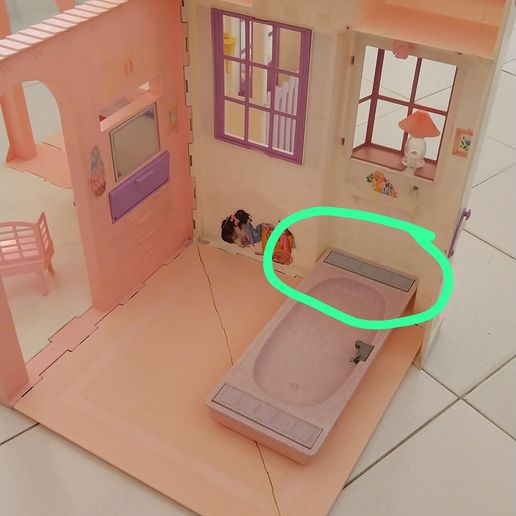 🏠 Barbie Plegable Pretty House 90s Pie Plegable para Cama