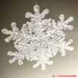 06.jpg Real snowflake - Christmas Tree decoration - size: 65mm