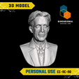 George-Orwell-Personal.png 3D Model of George Orwell - High-Quality STL File for 3D Printing (PERSONAL USE)