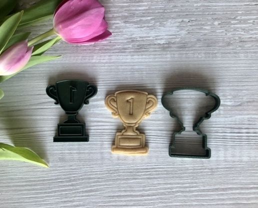 🏆 racing trophy cookie cutter・ STL File for 3D printing・Cults