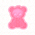 3.png Teddy bears skeletons cookie cutter set of 4