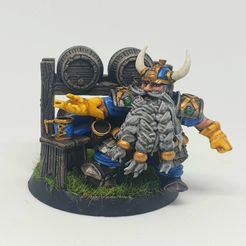 20220902_230713.jpg Free STL file Dwarf Brewer Star Player / Coach・3D printer model to download