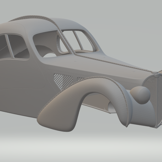 STL file Bugatti Atlantic・3D printer design to download・Cults