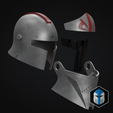 Medieval-Fordo-Phase-2-Exploded.png Bartok Medieval Captain Fordo Helmets - 3D Print Files