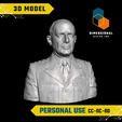 Matthew-B.-Ridgeway-Personal.png 3D Model of Matthew B. Ridgeway - High-Quality STL File for 3D Printing (PERSONAL USE)