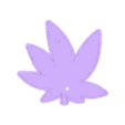 Case.stl Cannabis Leaf Lamp