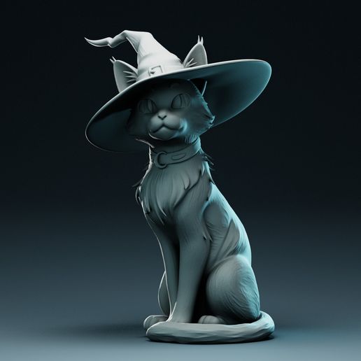 Witchcat Familiar / Кот-фамильяр ведьмы 32mm [фамильяр/familiar]