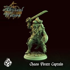 Chaos-Pirate-Captain.jpg 3D file Chaos Pirate Captain・Model to download and 3D print