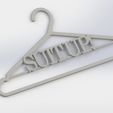 hanger1.JPG Free STL file Suit Up! Clothes Hanger・Template to download and 3D print