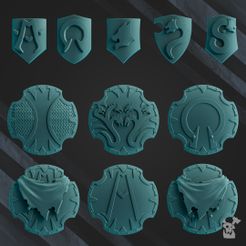 resize-shi1.jpg 3D file Scylla Shields and Shoulder Guards・3D printable design to download