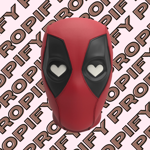 🪖 Deadpool Helmet Replica with Eyes 3D Model STL・ 3D File for 3D