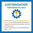 Customization-Rodin.png Rodin Coil Model Silicone Forming Template Poe Abha Toroidal Field - 105 x 105 x 38 mm