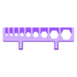 Hex_Holder_10-1.5.stl Skadis Hex Key / Allen Key Holder
