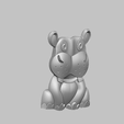 4.png Hippopotamus, Hippopotamus STL file
