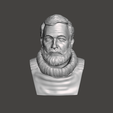 ErnestHemingway-1.png 3D-модель Эрнеста Хемингуэя - высококачественный STL-файл для 3D-печати (ЛИЧНОЕ ИСПОЛЬЗОВАНИЕ)