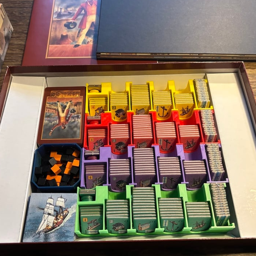 Brass boardgame insert