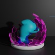Wobbuffet2.png Wynaut and Wobbuffet pokemon 3D print model