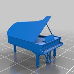 Piano.png Fichier STL gratuit Piano・Plan à télécharger et à imprimer en 3D
