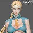14.jpg CAMMY STREET FIGHTER GAME CHARACTER SEXY GIRL ANIME WOMAN 3D print model