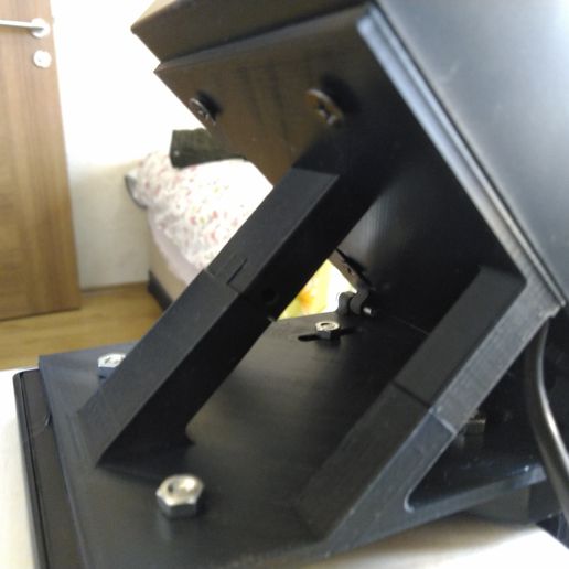 3D file Angled Throttle Stand for Saitek Throttle Quadrant ️ ・Design to ...