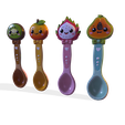 003.png Kawaii Fruit Spoon Set (4 Pack)