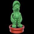 Luigi-Base.jpg Archivo STL Luigi (Easy print no support)・Modelo para descargar e imprimir en 3D