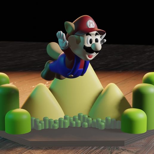 Super Mario Mapache - 3D model önizlemesi
