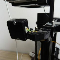 extruderStopEnder3_d3arts-1024x768.jpg STL file Filament Runout sensor for Ender3 (estop)・3D printer model to download