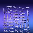 postapoweaponspecial.jpg Scandalously Huge Postapocalypse Scavenger Force Builder! (10 minis - 256 bits)