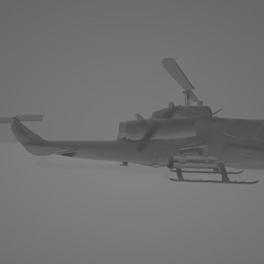 4.jpg Bell AH1W Super Cobra 3D Modell + Texturen