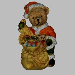 1Weihnachtsbär-mit-Sack00.jpg Ours de Noël avec sac