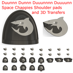 Charcaradon-Shoulder-Pads-v6.png Duunnn Dunnn Duuunnnn Duuuunn Space Chappies Shoulder pads and 3D Transfers - Carcharadons
