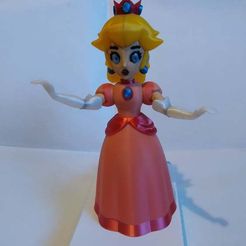 Princess Peach de Mario - jeux multi-couleurs