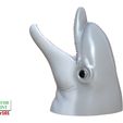 Dolphin-Pen-Holder-color-2.jpg Dolphin hollow pen holder 3D printable model