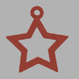 50.png Hollow christmas star X76