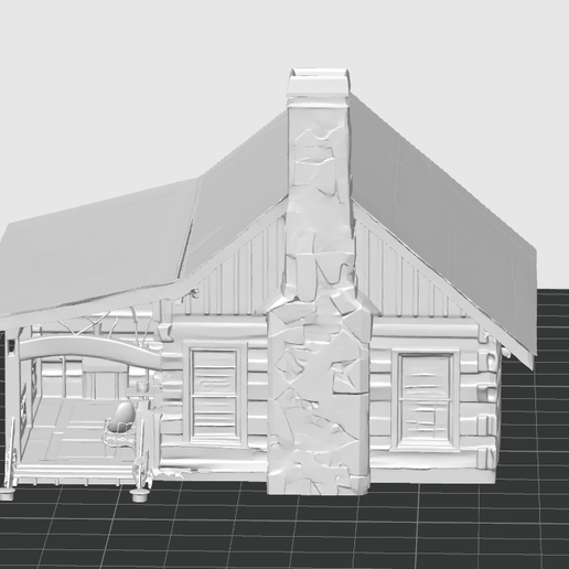Charming Rustic Cabin 3D Model – Perfect for Your Next Project!