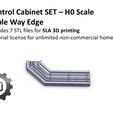 ScaleFiction3D_Cabinet_9.jpg H0 Scale - Control Cabinet and Cable Tray 3D print model