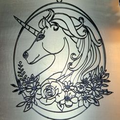 Unicorn-V3.jpeg Fichier STL Attrape-Soleil Licorne・Objet imprimable en 3D à télécharger