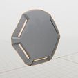 ES a Fichier STL Plaque arrière pour les masques・Design imprimable en 3D à télécharger