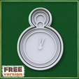VCC-Cults3D-um.png Pocket Watch Cookie Cutter