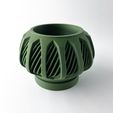 misprint-8011.jpg The Mirex Planter Pot with Drainage | Tray & Stand Included | Modern and Unique Home Decor for Plants and Succulents  | STL File