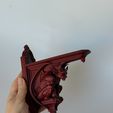 IMG_8773.jpg Gargoyle Corbel Shelf Bracket – Gothic Wall Shelf Support, Hangable Gargoyle Decor