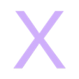 LetterBoard_X.stl Letter Board (Customisable)