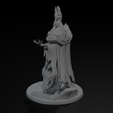 Necromancer.003.png Medieval Hero Mega Pack  10 Fantasy Characters STL OBJ