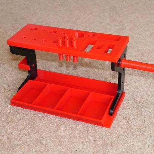 Download free STL file Desktop Tool Rack Organizer for small hand tools ...