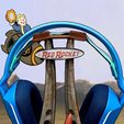s1.jpg Подставка для наушников Fallout, Красная ракета, держатель для наушников