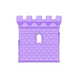 A_square_pencil_case_in_the_shape_of_a_castle_tower.STL A square pencil case in the shape of a castle tower