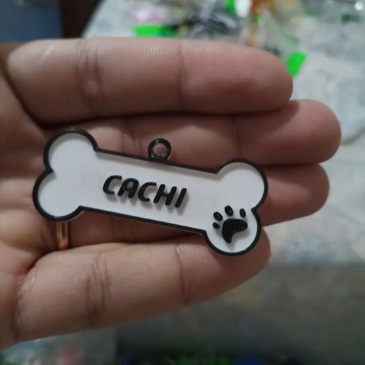 dog tag (pet) 3D model