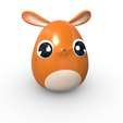 1.png Low Poly Bunny Cartoon - Adorable 3D Printable Model