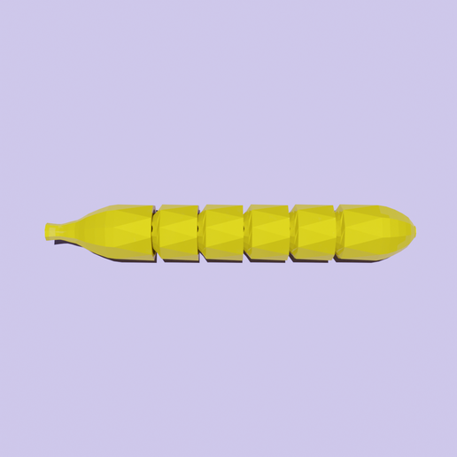 🍌 articulated banana・ STL File for ・Cults